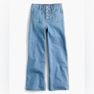 J.Crew, Point Sur, High Rise, Wide Leg Crop Denim, Size 26.